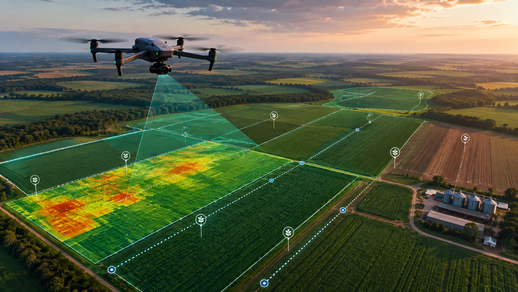Drone na agricultura de precisão: principais aplicações