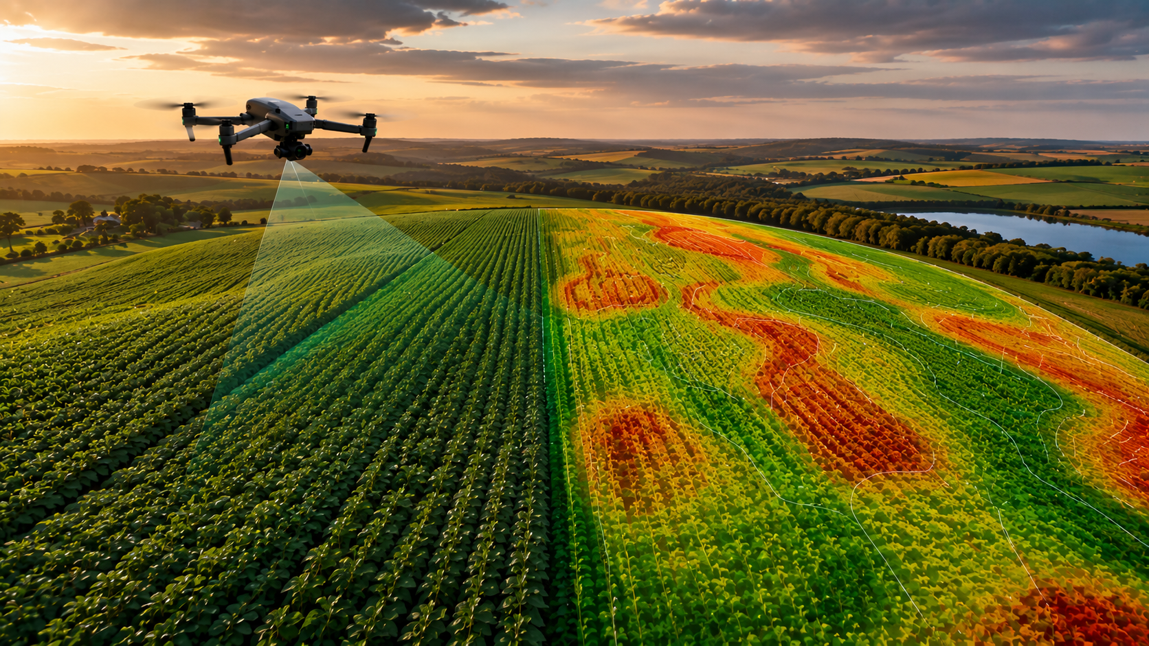 Mapeamento de Lavoura de Feijão com Drone: RGB, Multiespectral e NDVI