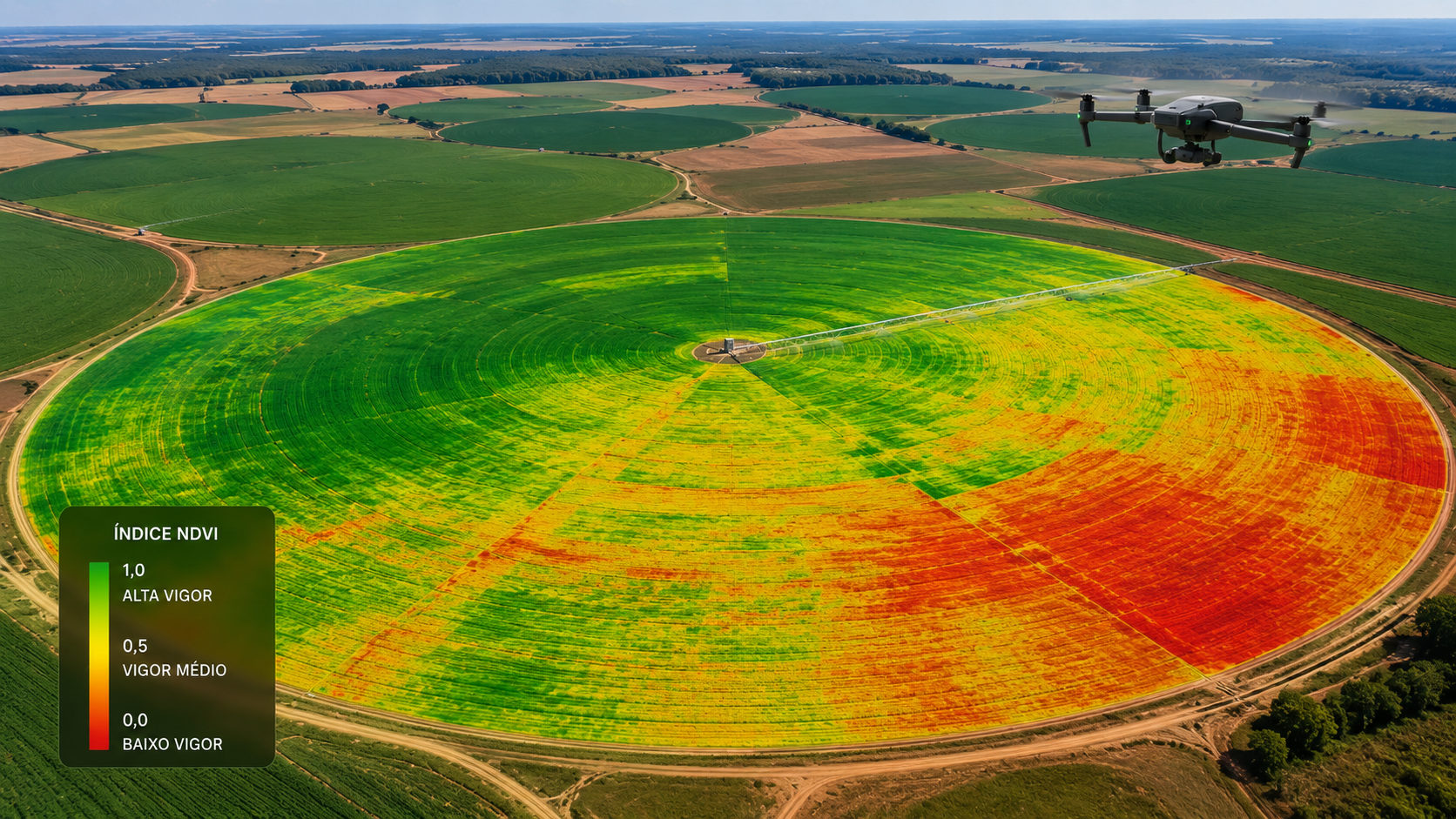 NDVI em Áreas Irrigadas: Como Interpretar Diferenças Dentro do Pivô